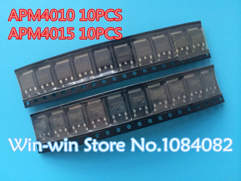 FREE SHIPPING 20pcs=10pcs APM4010 APM4010N + 10pcs APM4015 APM4015P ...