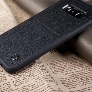 

Nillkin hard back cover Cases for Samsung galaxy S8 S8 Plus Original tpu+pc Leather Phone bag Business case for galaxy s8 case