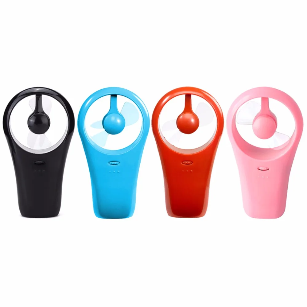 

Mini Air Conditioner Fan Portable USB Charging Cable Cooler Cooling Rechargeable Handheld Micro 4 Color