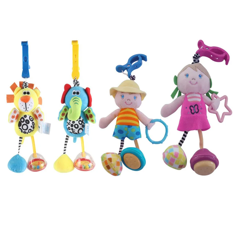 

New cute baby toys bed rattle 0-3 years old puzzle early education baby rattle toys 27cm