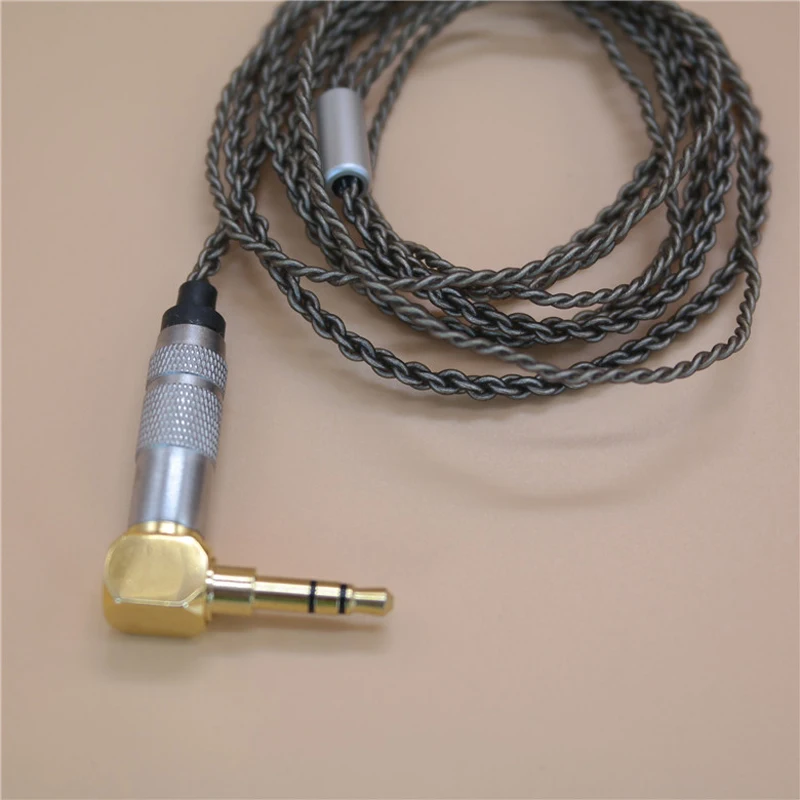Upgraded Replacement for VJJB N1 Earphone Headphone Cables Cord Plated Silver Volume Control for Xiaomi Iphone Mp3 Android IOS