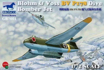 

Germany Baulon Fuchs BV P178 jet dive bomber 1/72 Toys Assembly model