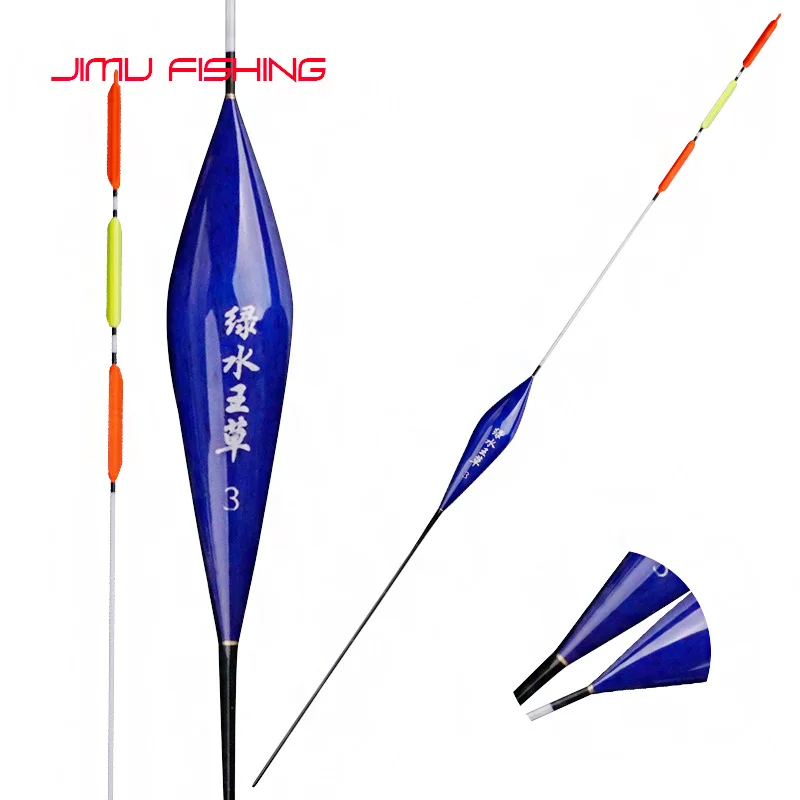 

3pcs/lot Balsa Wood Fishing Floats High Quality Buoy Shallow Water Flotador Bright Tail Boya Carp Fishing Tackle Accessories