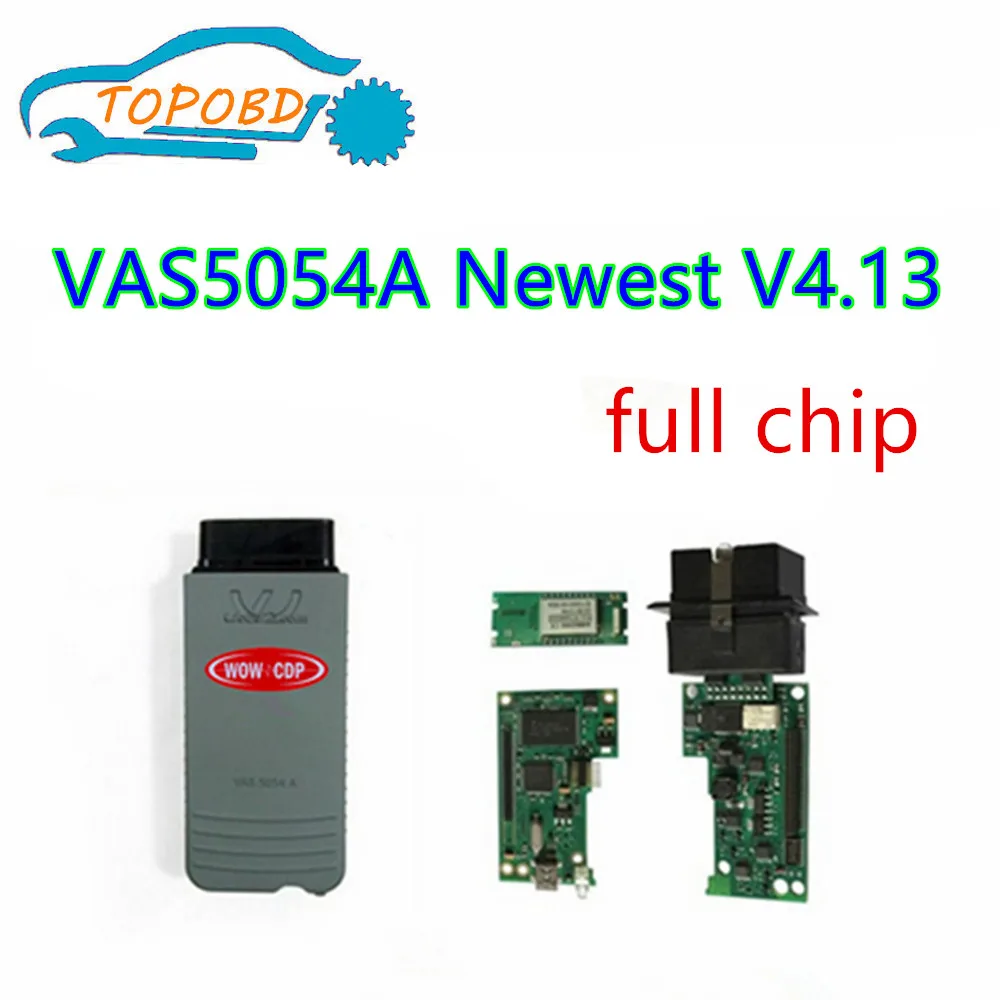 

best quality VAS 5054A full chip support UDS protocol obd2 interface adapter for VAG series multi-language cars diagnostic tool