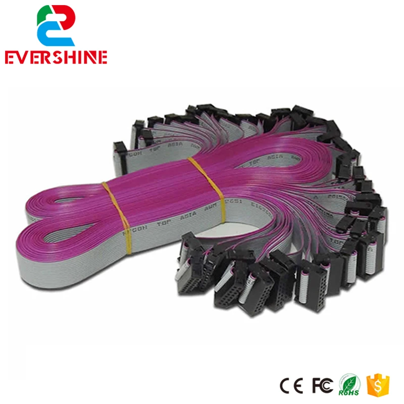 50cm Long 16pin led flat cable line LED Display flat ribbon data cables