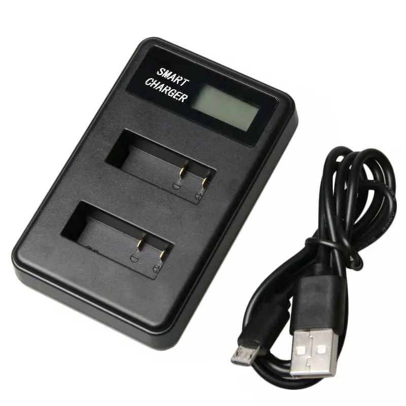 Sjcm батарея Usb ЖК-дисплей двойной порт зарядное устройство для Sjcm Sj4000/Sj5000/6000/7000 камеры аксессуары