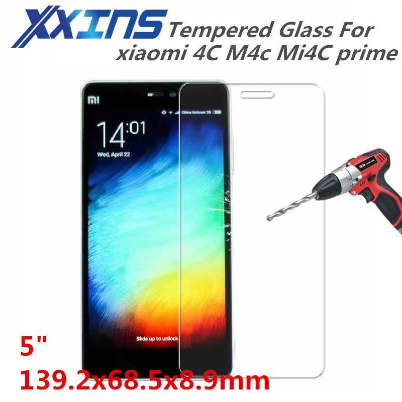 Закаленное стекло для xiaomi 4C M4c Mi4C prime защитная пленка экрана телефона 5 дюймов