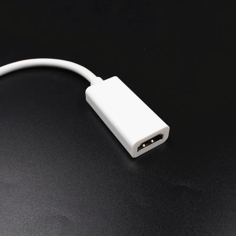 مصغرة موانئ دبي إلى HDMI كابل محول مصغرة DisplayPort الصاعقة ميناء محول ل كمبيوتر صغير هوائي ماك بوك برو العارض للتلفزيون الجملة