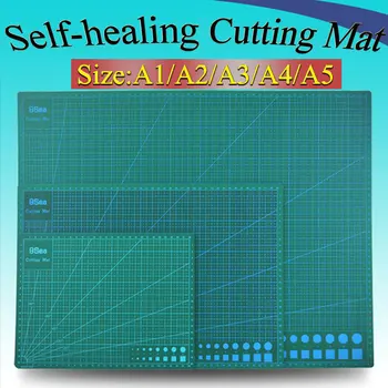 1 piece Pvc cutting mat A1/A2/A3/A4 self healing cutting mat Green Patchwork tools craft cutting board cutting mats for quilting a2 cutting mat multicolour cutting board cutting plate the self healing mat estera de corte