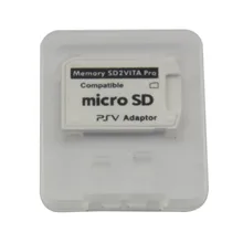 Белый цвет SD2VITA 5,0/2,0 адаптер карта коробка защита psv игра Карта конвертер чехол держатель для psv 1000 psv 2000 чехол