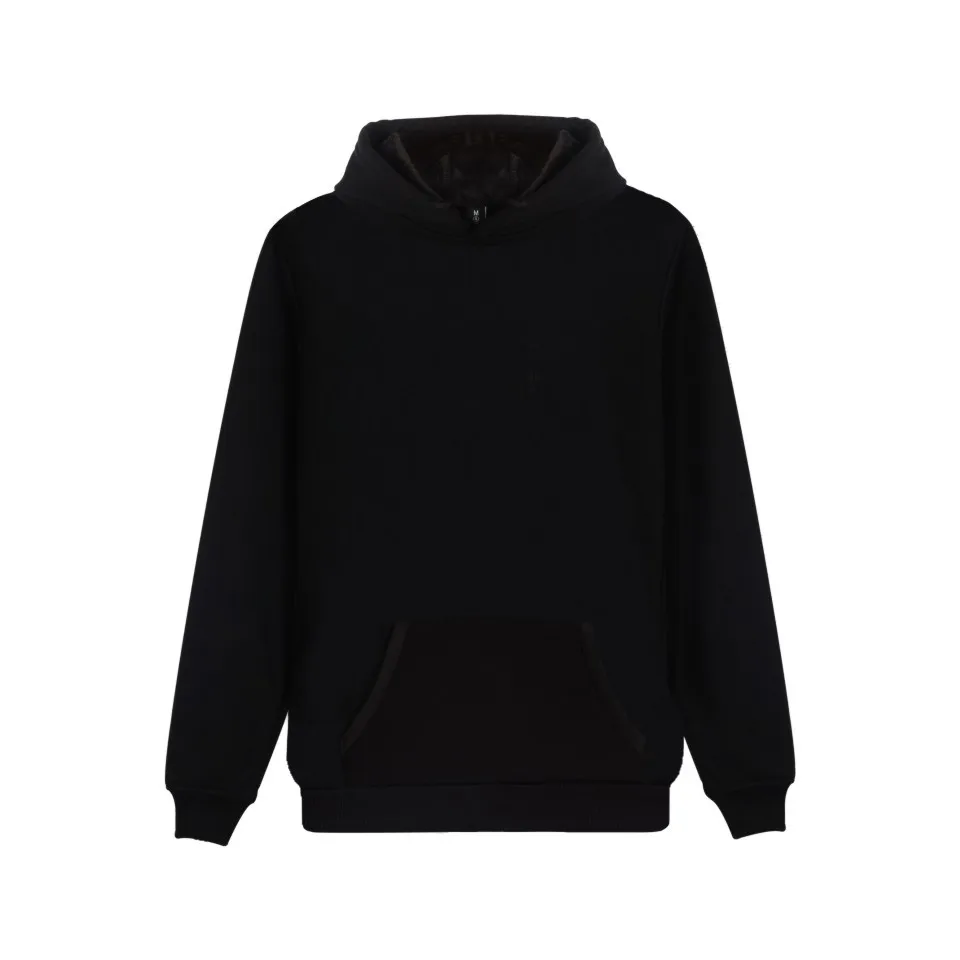 Men's Charming Solid Pullover Hoodie-0