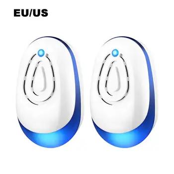 

2pcs Ultrasonic Mouse Insect Repeller Electronic Repeller Mosquito Killer Anti Insect Repellent Mouse Cockroach Pest Reject
