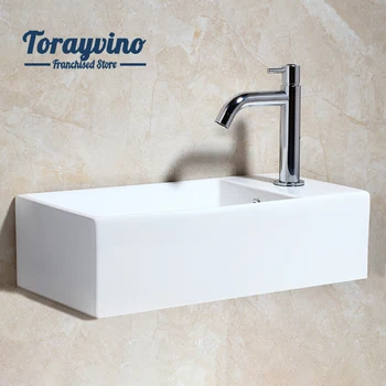

Torayvino Bathroom basin faucet system modern Single handle faucet ceramics Square Simple Basin hot & cold water mixer faucet