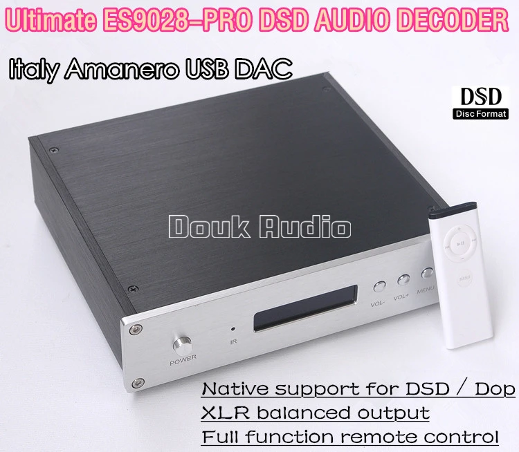 Музыкальный зал новинка ЦАП ES9028PRO DSD Италия USB модуль любовника XLR балансировочный
