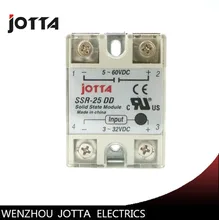 SSR -25DD DC control DC SSR white shell Single phase Solid state relay 25A input 3-32V DC output 5~60V DC SSR -25DD DC control DC SSR white shell Single phase Solid state relay 25A input 3-32V DC output 5~60V DC