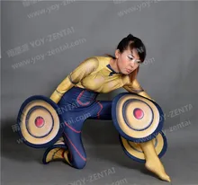 (SM1064)Top Quality Luxury Custom Gogo Tomago Zentai Suits Superhero Halloween Costume