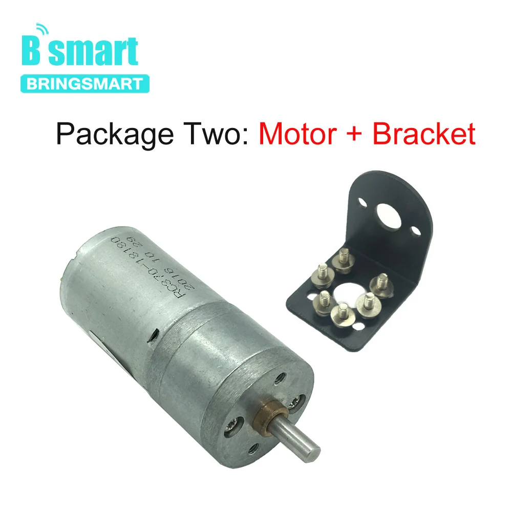 Электродвигатель редуктор Bringsmart с постоянным током 3 в 6 12 В 24 В|dc gear motor 6v|gear 6vdc |