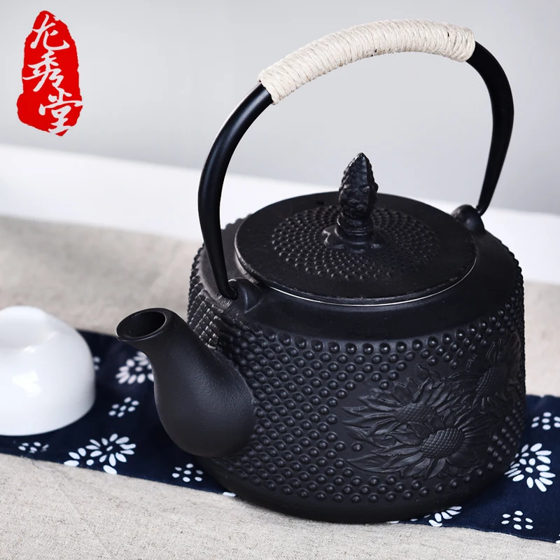 Горячая Распродажа, японский чугунный чайник, углеродная печь, железный чайник кунг-фу пуэр, железный чайник, окисленный, без покрытия