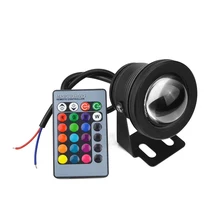 12 V-24 V Светодиодный прожектор лампы 16 Цвета RGB аквариум светодиодный освещение Водонепроницаемый IP68 плавательный фонтан прожектор для бассейна лампы