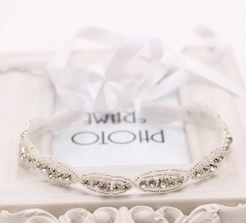 

Baby Girl Rhinestone Headband for Hair Accessories wedding Princess women Crystal Headband Christening Headband 2pcs/lot