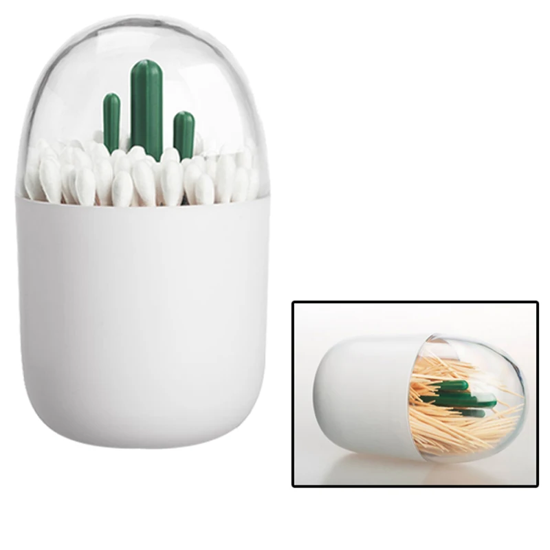 LASPERAL Творческий лотоса ватный тампон ящик для хранения хлопок держатель зубочистки чехол пластиковый органайзер Кухонный Контейнер для хранения