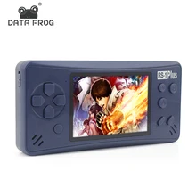 Данные лягушка 3,5 ''экран ручной Ретро игры ТВ выход 8 Гб портативная видео игровая консоль плеер встроенный в 218 классические игры в подарок