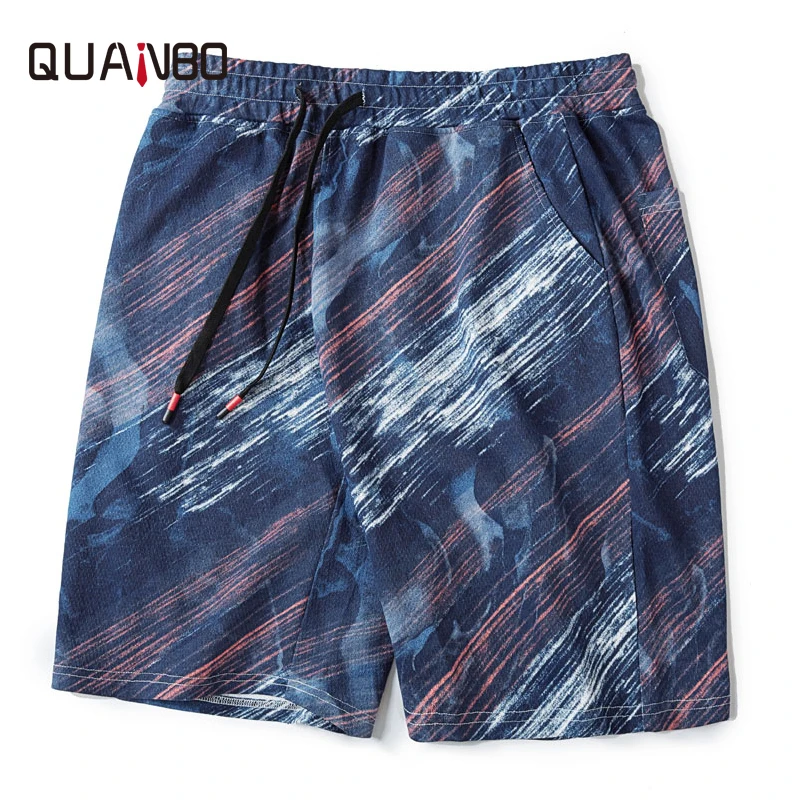 Большие размеры 5XL 6XL модные пляжные шорты с принтом Новые Летние Гавайские шорты звездного неба хлопок свободная брендовая одежда