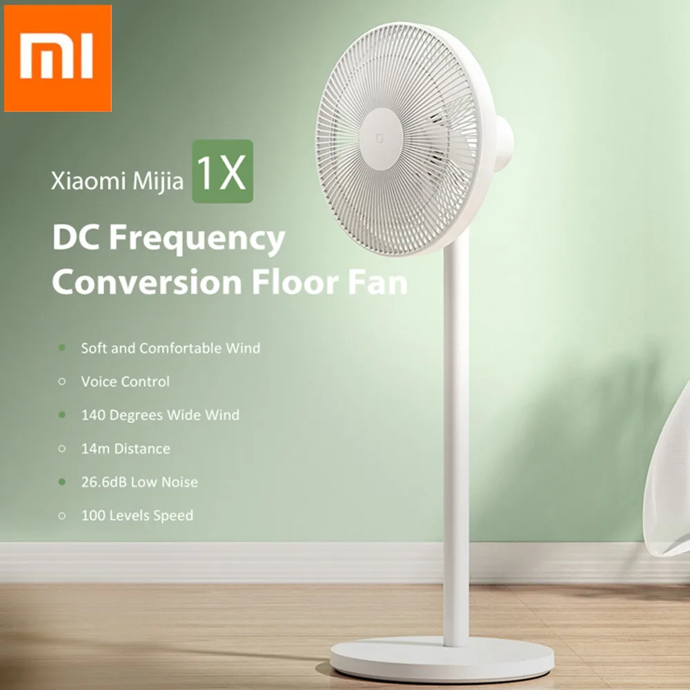 Xiaomi Mijia 1X DC преобразователь частоты вентилятор приложение управление/AI Голос для