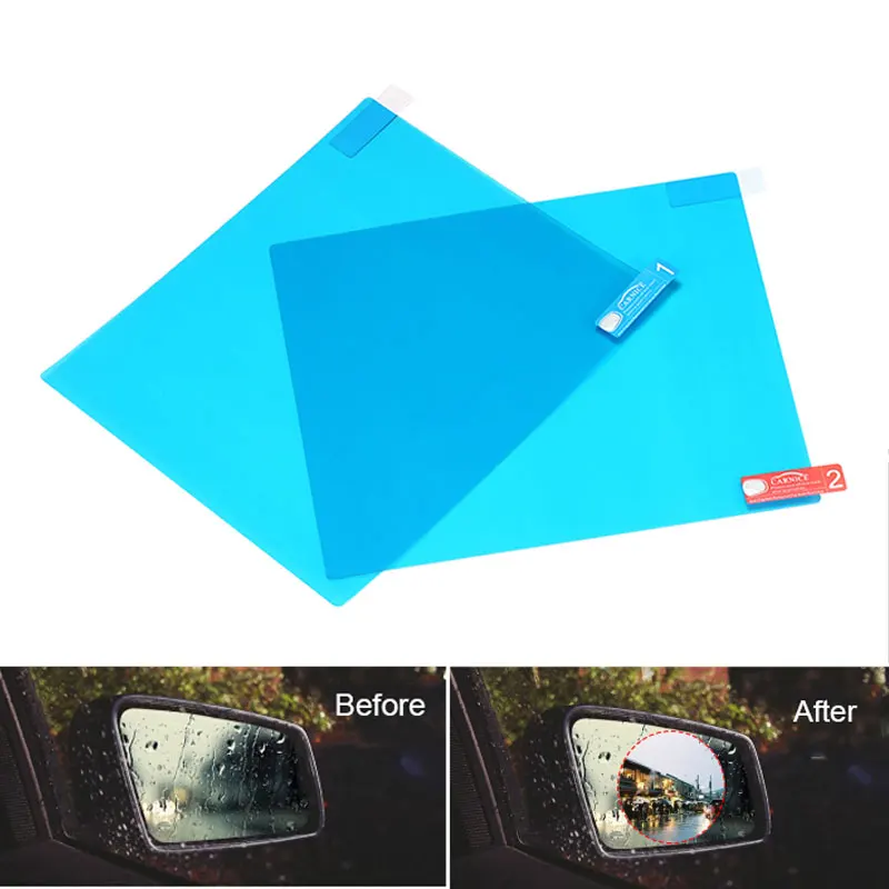 

2pcs Rain-Proof Sticker Waterproof Film Rain-Proof Universal Anti-Fog Film for Door Window