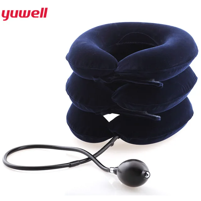 Yuwell الرقبة الجر العلاج فقرة الرقبية يدعم طوق جراحة العظام الرعاية الصحية نفخ مدلك الاسترخاء الطبية Yuwell الرقبة الجر العلاج فقرة الرقبية يدعم طوق جراحة العظام الرعاية الصحية نفخ مدلك الاسترخاء الطبية