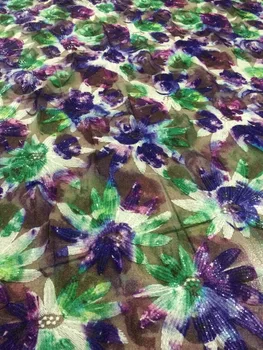 

Fashionable tulle tulle lace fabric David-5733 popular design tulle lace African net lace fabric
