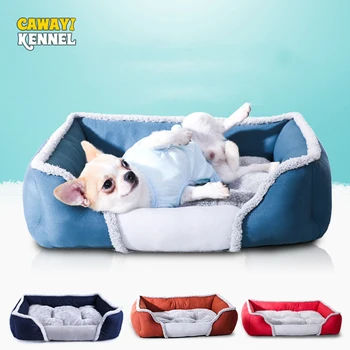 

CAWAYI KENNEL Dog Pet House Dog Bed for Dogs Cats Small Animals Products Cama Perro Hondenmand Panier Chien Legowisko Dla Psa