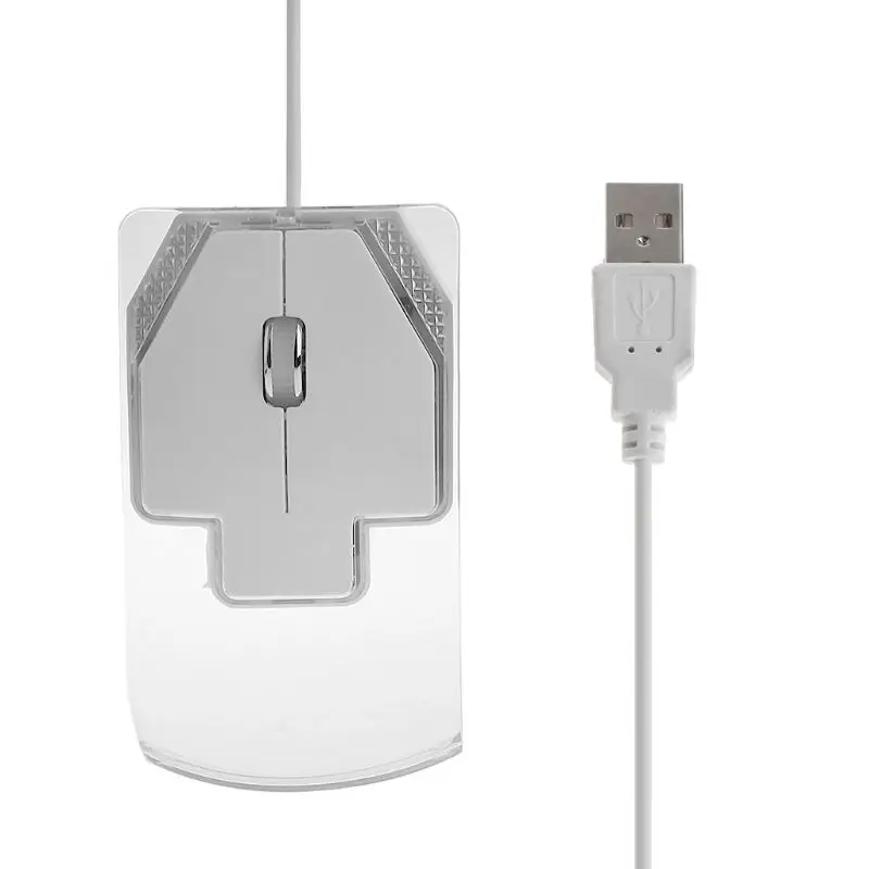 Wired Mouse Ergonomic Mice Colorful LED Light 3 Buttons Gaming Accessories PC Laptop Dasktop Computer