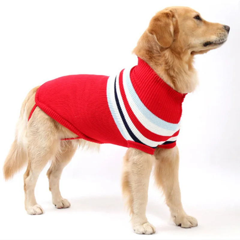 

Autumn and winter Thickening Hooded Sleeveless Large Dog Sweater
