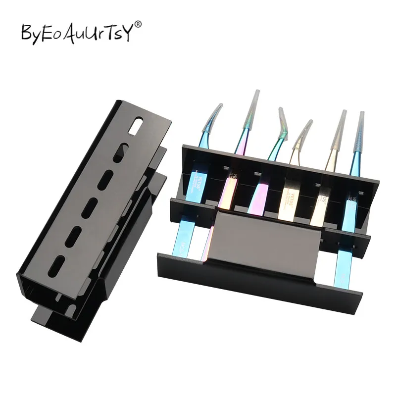 

High Quality Tweezers Storage Holder Acrylic Display Stand Acrylic TweezersDisplay Stand Grafting for Eyelash Extension Makeup T