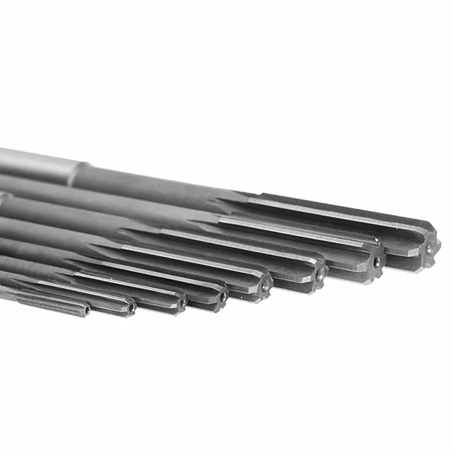 Professional 3/4/5/6/7/8/9/10mm HSS Straight Shank Chucking Reamer Milling Cutter Tool
