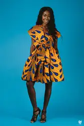 2018 г. в африканском стиле Платья Для Женщин Дашики Павлин цифровая печать пикантные Multifuntional носить платья