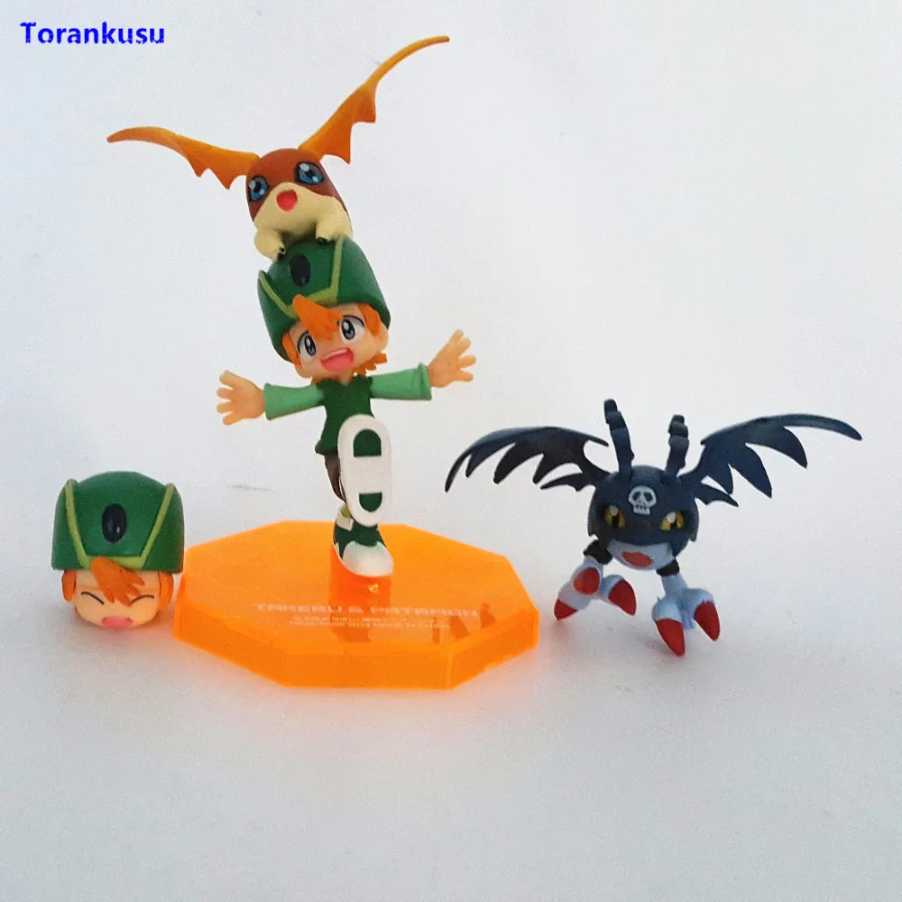 Digimon Adventure Digital Takaishi Takeru Patamon Pico Devimon Cartoon Toys PVC Action Figure Model Juguetes Doll Gift Toys