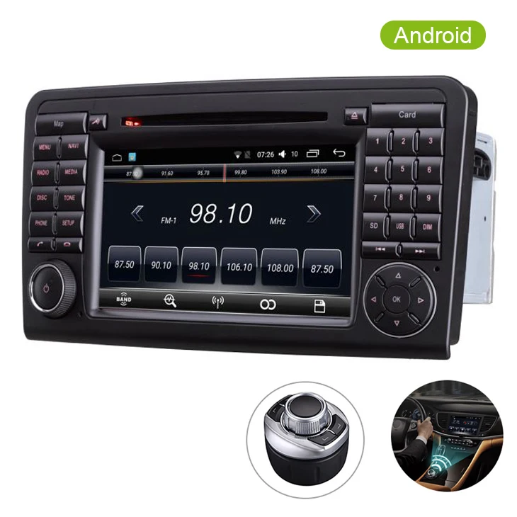 

Car multimedia gps 2 din car dvd 2G/16G for Mercede s Ben z ML300,ML350,ML450,ML500 car radio with carPlay