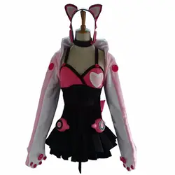 2018 Lucky Косплэй костюм от Tekken взрослых Для женщин Хэллоуин нарядное платье индивидуальный заказ Любой Размер