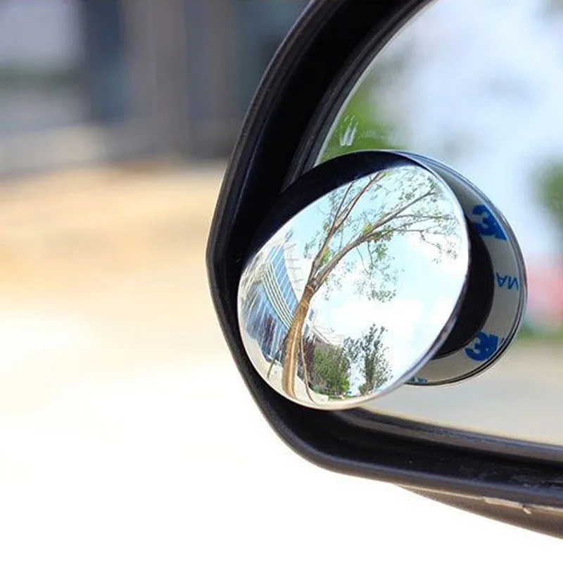 Автомобильное 360 широкое круглое выпуклое зеркало заднего вида маленькое для