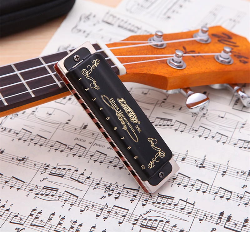 Горячая Распродажа Easttop Harmonica T008K Diatonic 10 Hole Armonica Blues mondharmonica gaita de boca Mouth Ogan