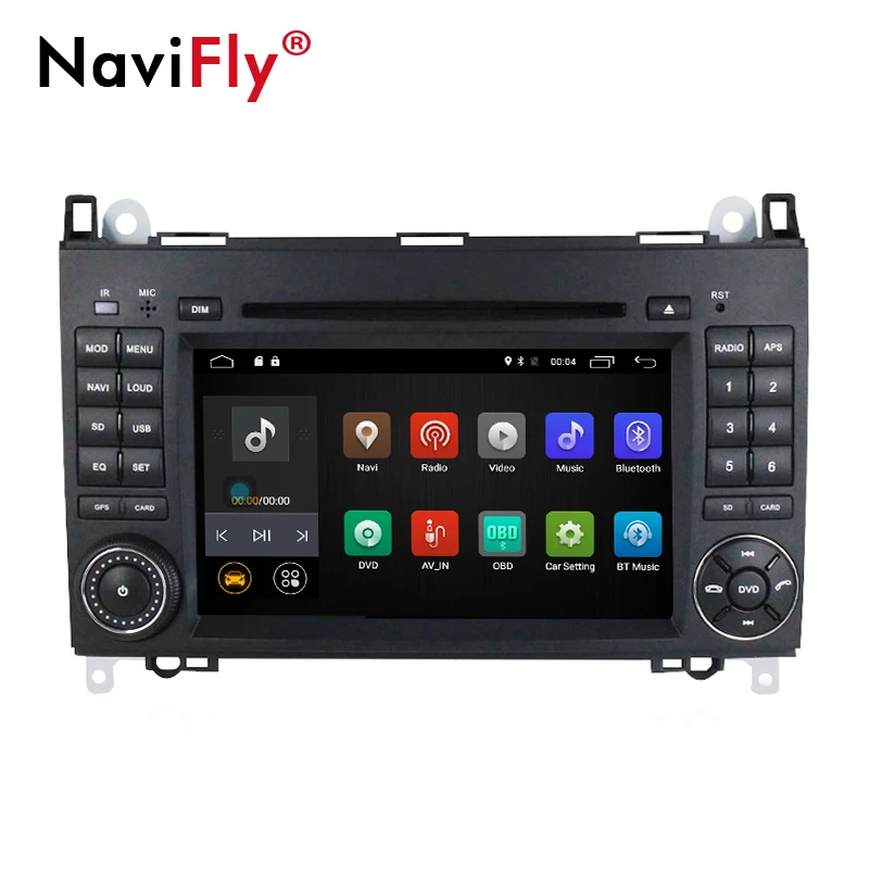 Discount Android 7.1 4G WIFI Car dvd multimedia player radio for Mercedes/Benz Sprinter B200 Vito Viano W169 W245 W639 W209 with GPS Navi 1