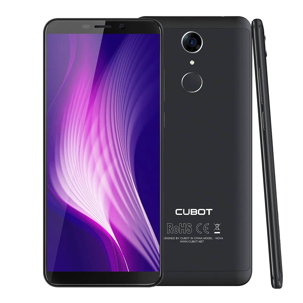 Оригинал CUBOT Nova 4G мобильный телефон 5,5 ''полный Экран 13MP Android 8,1 MTK6739 4 ядра 3 ГБ + 16 ГБ смартфон отпечаток пальца