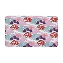 Японская девушка Kokeshi Противоскользящий дверной коврик Домашний Декор персонализированный внутренний входной коврик