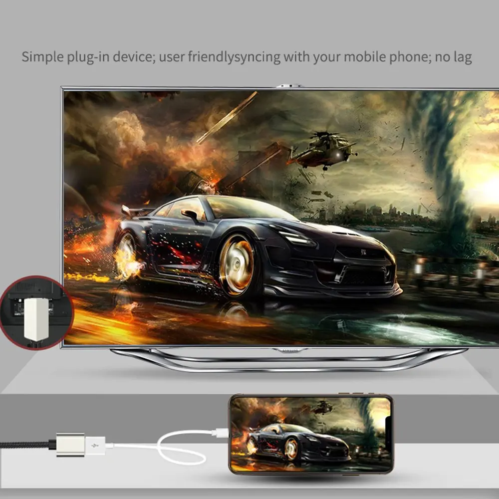 LD13M-3D HDMI ТВ кабель Cromecast зеркалирование адаптер устройство 1080P дисплей экран зеркалирование ТВ ключ для iPhone для iPad