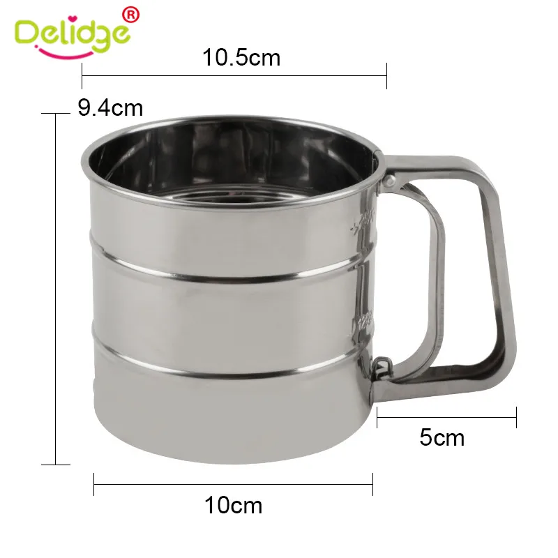 Сито для муки из нержавеющей стали высокого качества|pastry tools|sieve cupmesh flour sifter |