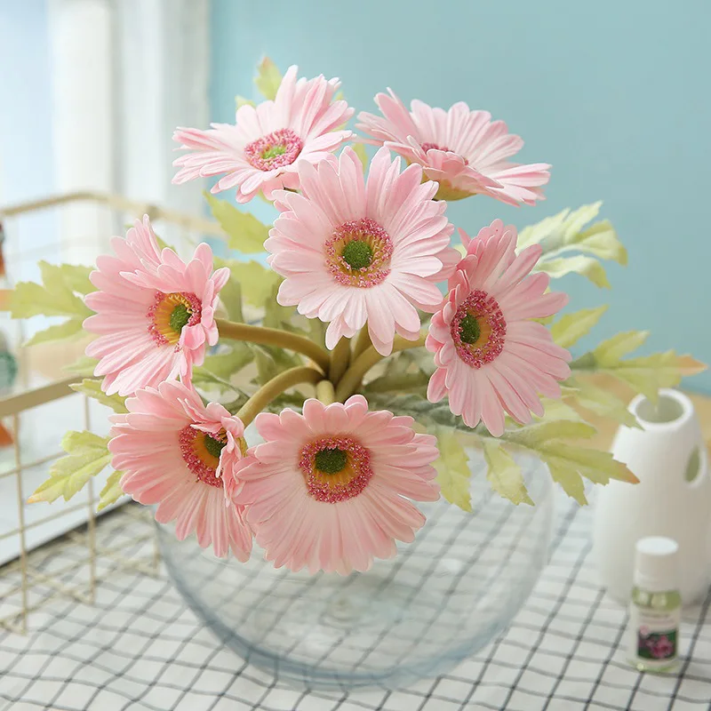 

Klonca Natural Fresh PU Silk Flower 36cm 1pc/lot Artificial Flower Fake Gerbera Flower Gift Home Decoration