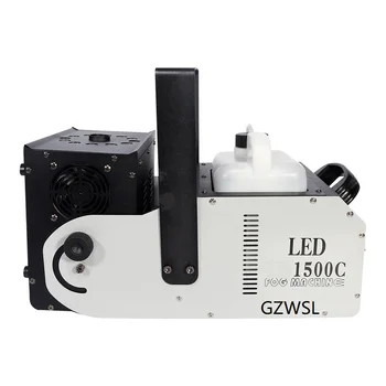 

Angle can change 1500W DMX 512 control led ground fog machine