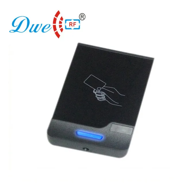 dwe cc rf contactless 1356mhz mf rfid smart card reader waterproof nfc scanner wiegand em4100